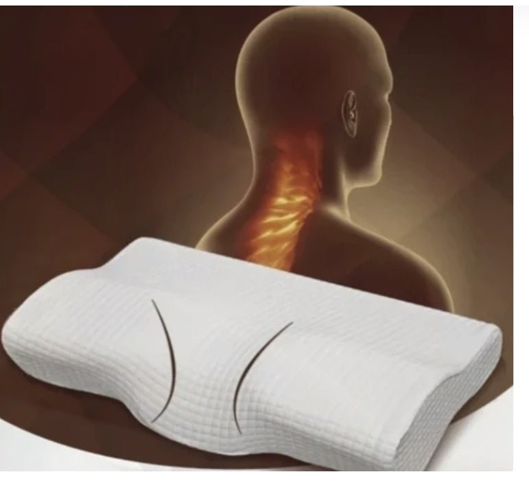 Ergonomic Latex Neck Support Pillow for Side and Back Sleepers